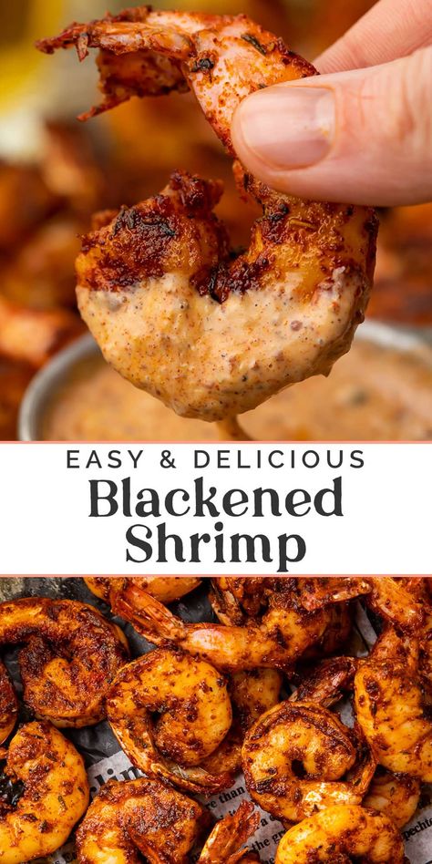 Seafood Dish Recipes, Blackened Shrimp, Shrimp Dinner, Shrimp Recipes For Dinner, Shrimp Recipes Easy, Shrimp Dishes, Cajun Recipes, Grilled Shrimp, Seafood Dinner