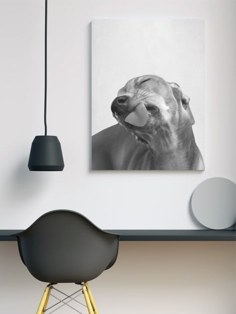 Dog Frames Ideas Wall Art, Dog Picture Ideas Decor, Dog Bedroom Ideas, Dog Frame, Pet Wall Art, Bedroom Ideas Modern, Modern Minimalist Decor, Dog Bedroom, Dog Frames