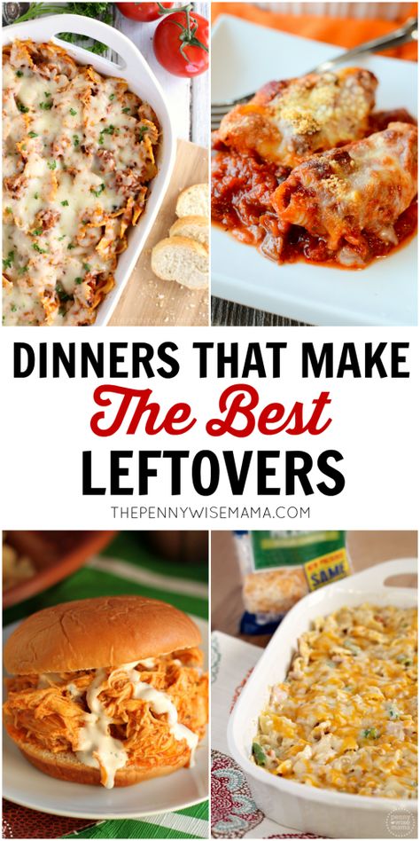 Simple, family-friendly dinners that make the best leftovers! #ReynoldsHeatandEat Cheap Dinners For A Family With Leftovers, Easy Dinner For Leftovers, Family Meals With Leftovers, Cheap Dinners That Make Leftovers, Dinners That Make Leftovers, Easy Dinner Recipes For Leftovers, Dinners That Are Good Leftovers, Meals Good As Leftovers, Best Dinner For Leftovers