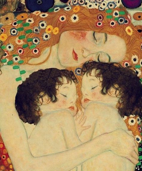 Gustav Klimt Mother, Klimt Mother, Art Klimt, Art Amour, Botanisk Illustration, Gustav Klimt Art, Klimt Art, Istoria Artei, Blog Art