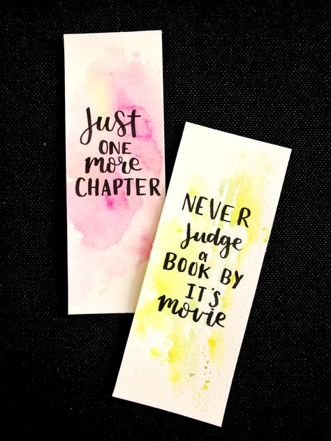 Quote For Bookmark, Cute Bookmarks Watercolor, Watercolor Bookmarks Quotes, Quotes For Bookmark, Markbooks Ideas, Bookmark Painting Ideas Watercolor, Easy Bookmark Ideas Aesthetic, Bookmark Quotes Funny, Bookmark Ideas Quotes