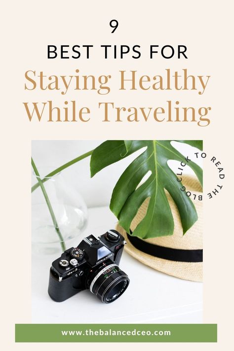 Implement some of these tips for staying healthy while traveling on your next trip and notice how much better you feel, inside and out! via @thebalancedceo Staying Healthy While Traveling, Travel Wellness, Unhealthy Snacks, Ways To Stay Healthy, Healthy Snack Options, Healthy Travel, Nourishing Foods, Staying Healthy, Keeping Healthy