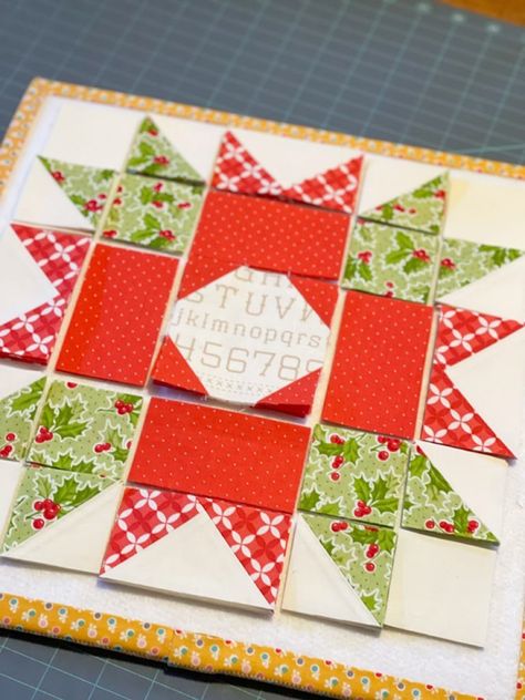 MODA BLOCKHEADS 5: GROUP 2 – WEEK 29 | Fresh Figs All People Quilt, Moda Blockheads, Quilt Books, American Patchwork And Quilting, Orange Quilt, Fresh Figs, Group 2, Fat Quarter Shop, Flying Geese