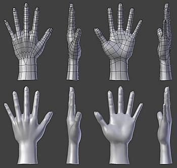 Hand Topology, Blender Character Modeling, Maya Modeling, 3d Karakter, 3d Modeling Tutorial, Human Figure Drawing, Hand Reference, Modelos 3d, Small Drawings