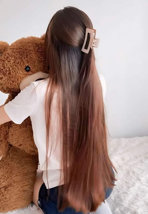 Long Shiny Hair, Easy Hairstyles For Thick Hair, Hair Inspiration Long, Long Silky Hair, Long Hair Pictures, Hair Up Styles, Hair Stylist Life, Easy Hairstyles For Long Hair, Beautiful Long Hair