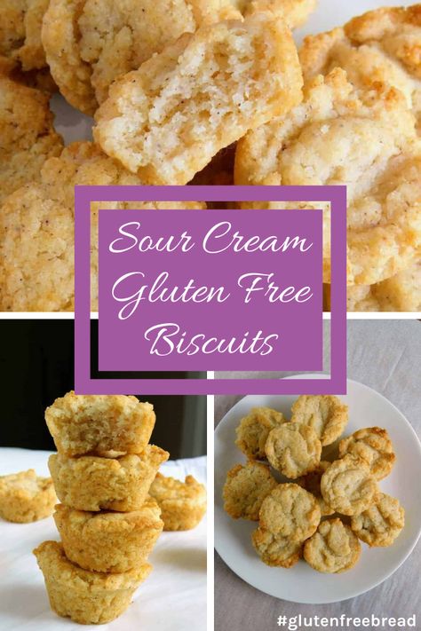 Thanksgiving Bread Recipes, Healthy Gluten Free Bread, Gf Bread Recipe, Fall Bread Recipes, Sour Cream Biscuits, Gluten Free Sides, Gluten Free Biscuits, Gluten Free Thanksgiving, Gluten Free Sides Dishes