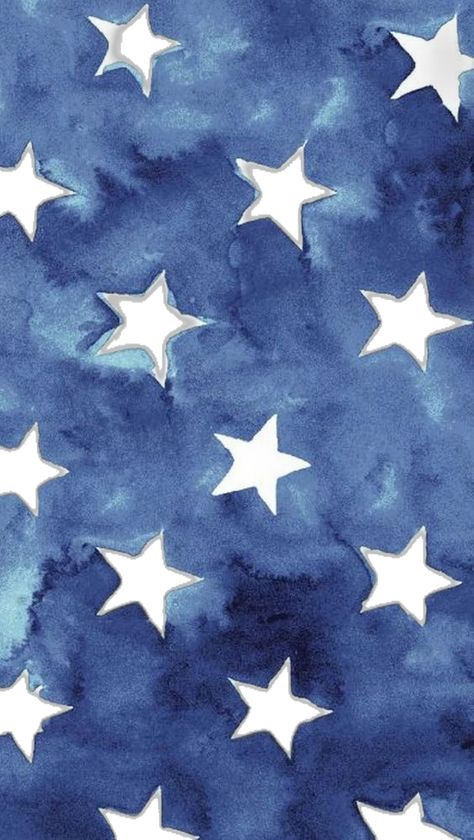 Patriotic Wallpaper Iphone, Star Watercolor, Patriotic Wallpaper, Iphone Wallpaper Cute, Aesthetic Star, Patterns Wallpaper, Cute Patterns, Wallpaper Iphone Wallpaper, Star Background