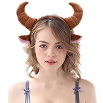 Check this out on Amazon Goat Costume, Cow Headband, Costume Headbands, Fox Headband, Animal Cosplay, Cow Ears, Goat Horns, Festival Headband, Crown For Women