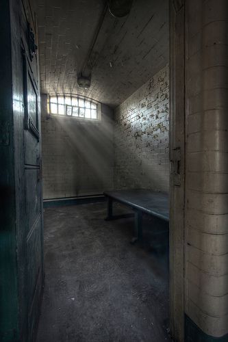 Picture prompt Prison Cell, Solitary Confinement, Slenderman, Story Setting, Getting Him Back, Empty Spaces, Story Inspiration, Book Inspiration, Abandoned Places