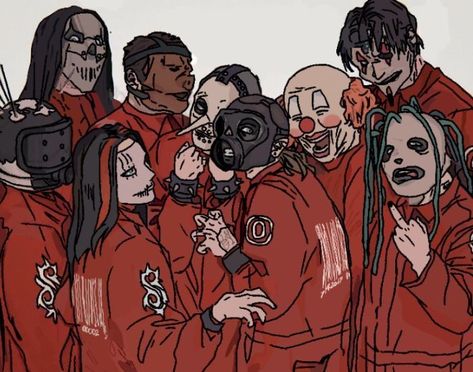 I lov Slipknot Murderdolls Fanart, Joey Jordison Fanart, Slipknot Fanart, Slipknot Art, Arte Heavy Metal, Slipknot Corey Taylor, Slipknot Band, Silly Bands, Scene Kids