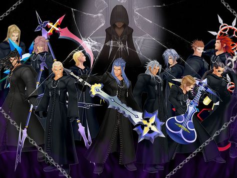 Organization XIII • Kingdom Hearts Organization 13, Video Game Backgrounds, Organization Xiii, The Last Story, Black Butler Characters, Kingdom Hearts Art, Kingdom Heart, Kingdom Hearts 3, Personality Quiz