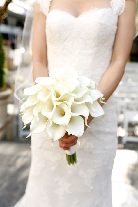 White Calla Lily Bouquet Calla Lillies Bouquet, White Calla Lily Bouquet, Calla Lily Bridal Bouquet, Modern Bridal Bouquets, Lily Bridal Bouquet, Calla Lily Bouquet Wedding, Simple Wedding Bouquets, Calla Lily Bridal, White Calla Lily