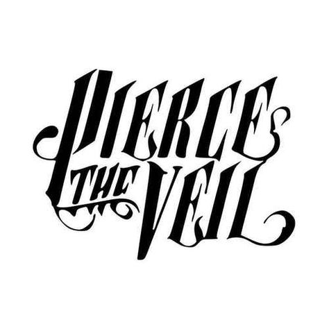 Pierce The Veil Logo Design, Pierce The Veil Drawings, Ptv Logo, Pierce The Veil Logo, Pierce The Veil Lyrics, Collage Tattoo, Jaime Preciado, Tony Perry, Diy Logo