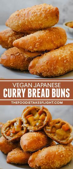 Curry Bread Japanese, Japanese Curry Bread, Curry Bread Recipe, Japanese Food Recipes Vegetarian, Cute Bread Recipe, Japanese Food Vegan, Vegan Japanese Curry Recipe, Japanese Food Vegetarian, Vegan Brioche Bread