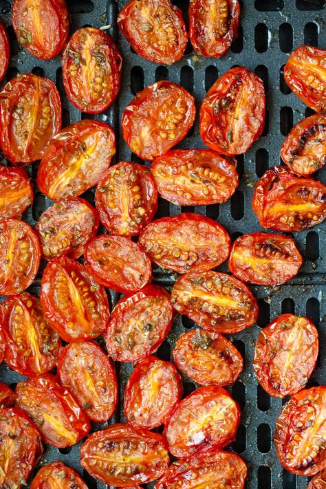 Roasting Tomatoes In Air Fryer, Can Cherry Tomatoes Recipes, Tomato Chips Air Fryer, Roasted Campari Tomatoes, Roasted Tomatoes In Air Fryer, Cherry Tomato Recipes Air Fryer, Roast Tomatoes In Air Fryer, Dehydrate Tomatoes In Air Fryer, Tomato Air Fryer Recipes