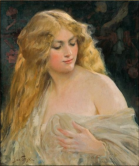 Jan Styka - Wikiwand Calypso Goddess Mythology, Calypso Goddess, Goddess Mythology, Masterpiece Painting, Francine Rivers, Closeup Portrait, Classical Beauty, Painting Study, Polish Artist