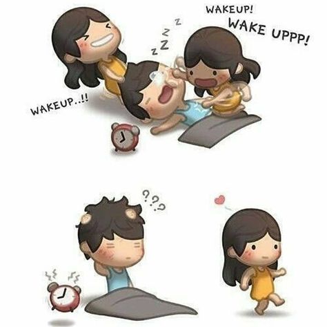 Good Morning Cartoon Couple, Good Morning Illustration, Morning Illustration, Cartoon Love Quotes, Good Morning Cartoon, Hj Story, Baby Avengers, Love Is Cartoon, Distance Love Quotes