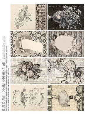 Black & Cream Ephemera Kit! Graphics Fairy Premium Membership - The Graphics Fairy Free Printable Black And White, Photoshop Elements Tutorials, Printable Black And White, Photoshop Brush Set, Craft Video, White Fairy, The Graphics Fairy, Membership Site, Graphics Fairy