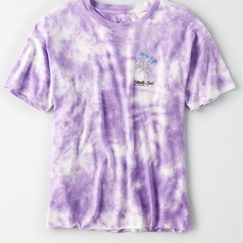 AE TIE DYE GRAPHIC Tee ($25) ❤ liked on Polyvore featuring tops, t-shirts, purple, short sleeve tee, crew neck tee, purple graphic tees, short sleeve t shirt and graphic pocket tees Purple Graphic Tee, Purple Graphic, Pocket Tees, American Eagle T Shirts, Purple T Shirts, Mens Outfitters, Short Sleeve T Shirt, Shirt And Pants, Graphic Shirts