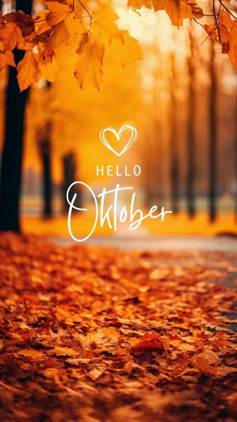 October Autumn Aesthetic, Hello October Aesthetic, Hello October Wallpapers, October Wallpaper Iphone, October Wallpapers, Wallpaper October, October Images, Fall Backgrounds Iphone, October Month