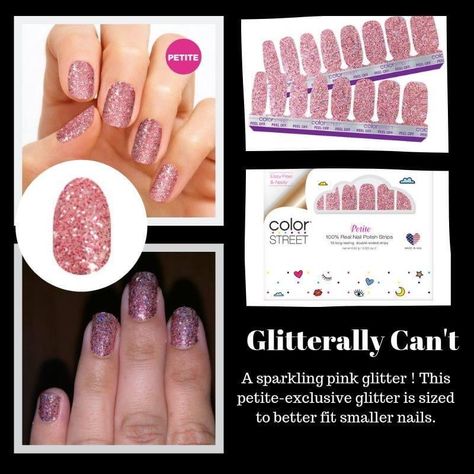 Petite Nails, Nails Pink Glitter, Sparkling Nails, Nails Sparkling, Regular Nail Polish, Pink Glitter Nails, Sparkle Nails, Glitter Nail, Nail Polish Strips