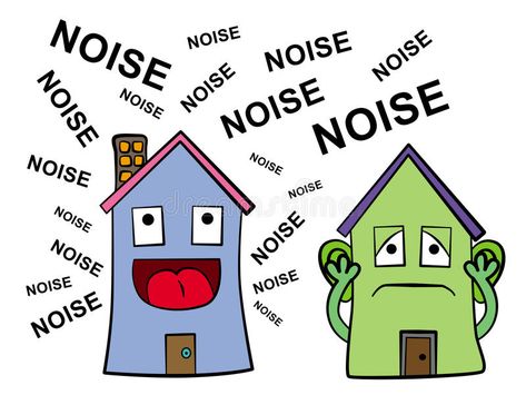 Noisy neighbor. A house with a an open mouth surrounded by noise words and anoth , #spon, #open, #mouth, #house, #Noisy, #neighbor #ad Noisy Neighbors, Voice Levels, Annoying People, Geometric Shapes Art, Audio Tape, When You See It, Shape Art, Board Of Directors, Open Mouth