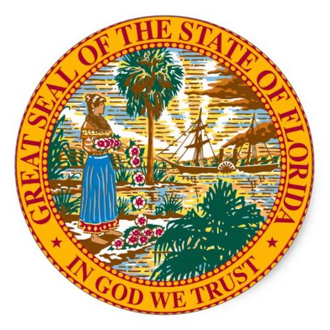 Republic Symbol, Florida State Flag, New Mexico Flag, Wyoming State, Canada Fashion, Flag Coloring Pages, Family Court, State Of Florida, Flower Coloring Pages