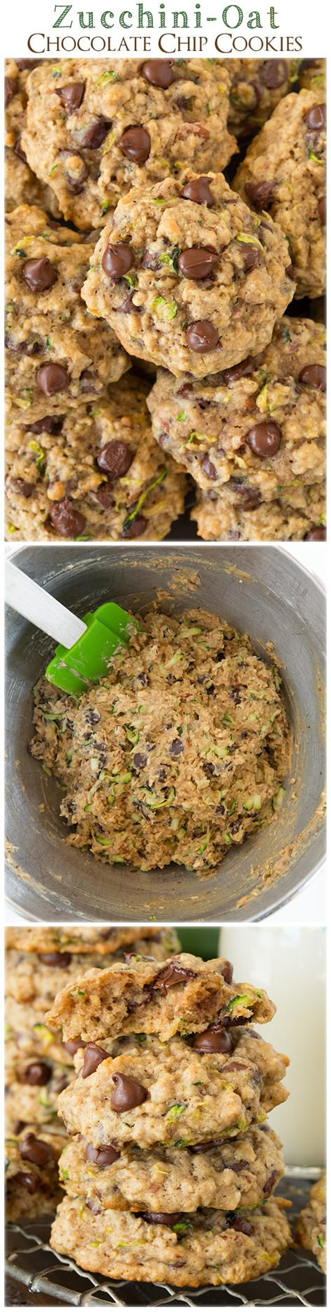 Zucchini Oat Chocolate Chip Cookies Oat Chocolate Chip Cookies, Summer Zucchini, Making Cookies, Cooking Classy, Think Food, Köstliche Desserts, Healthy Sweets, How Sweet Eats, Eat Dessert