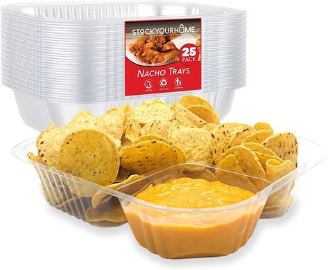 Nachos Cheese Dip, Carnival Party Decorations, Mini Corn Dogs, Dip Tray, Nacho Chips, Movie Night Snacks, Snack Gift, Snack Containers, Fruit Box