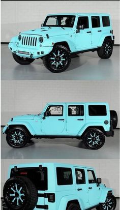 New Cars girl 2019 It matches my Tiffany Blue .380!!! ... Tiffany Blue Jeep, Blue Jeep Wrangler, Auto Jeep, Jeep Baby, Jeep Photos, Blue Jeep, Pink Jeep, Jeep Wrangler Accessories, Girly Car