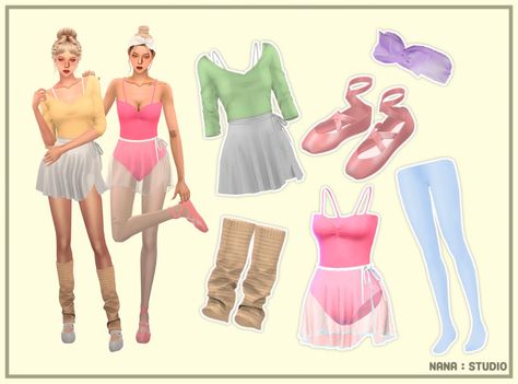 Special gift (ballerina set) Sims 4 Broadway Cc, Sims 4 Ballerina Dress, Sims 4 Cc Ballet Tutu, Sims 4 Cc Ballerina Clothes, Sims 4 Dance Costumes, Sims 4 Ballet Shoes, Sims 4 Ballet Studio, Sims 4 Ballet Cc Clothes, Sims 4 Ballerina