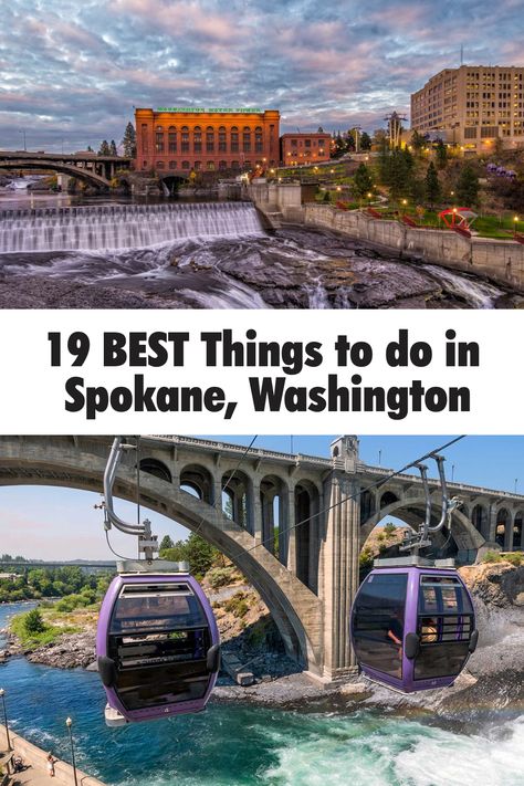 Discover the enchanting allure of Spokane, Washington, through our exclusive travel guide. Witness stunning landscapes, explore hidden treasures, and dive into rich history. This guide offers you a chance to embrace Spokane's vibrant arts community, world-class wineries, and outdoor adventures. Craft your unforgettable journey with us. Spokane Washington Things To Do In, Things To Do In Spokane Washington, Spokane Washington Aesthetic, Things To Do In Washington State, Riverfront Park Spokane, Spokane Valley Washington, Washington Things To Do, Washington Trip, Seattle Vacation