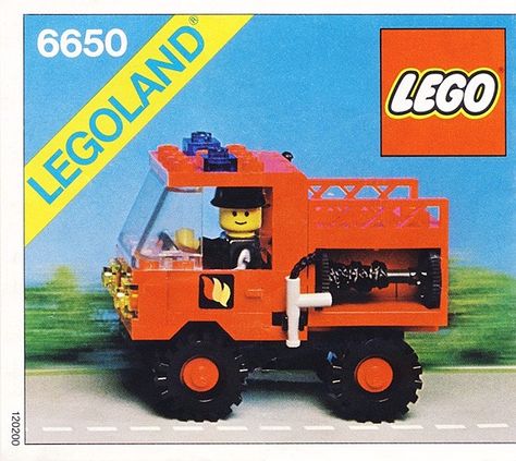 6650-1: Fire and Rescue Van | Brickset: LEGO set guide and database Old Lego Sets, Lego Fire, Lego Boxes, Lego Kits, Fire And Rescue, Lego Building Instructions, Lego Club, Lego System, Vintage Lego