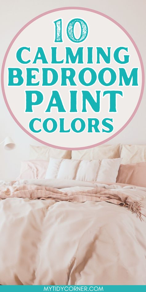 calming paints for bedroom Sherwin Williams Lady’s Slippers, Calming Room Colors Bedroom Ideas, Feminine Bedroom Colors, Romantic Bedroom Colors Paint, Pastel Accent Wall Bedroom, Paint Colors For A Small Bedroom, Bedroom Ideas For Small Rooms Women Color Schemes Colour Palettes, Teen Girl Paint Bedroom, Accent Wall Bedroom Paint Colors