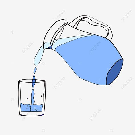 Cup Of Water Illustration, Cleaning Drawing, Water Vector, Water For Health, Hand Png, Pouring Water, Water Illustration, Water Drawing, Cup Of Water