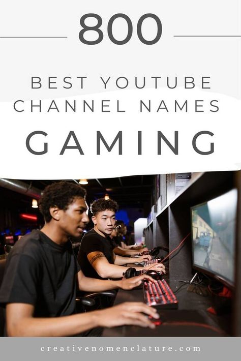 800 Best YouTube Channel Names For Gaming Gaming Channel Names, Youtube Channel Name Ideas, Youtube Names, Games Roblox, Name Games, Unique Name, Rocket League, Name Ideas, Unique Names