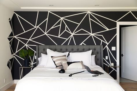 Wallpaper Cities, Cities Wallpaper, Geometric Wall Paint, City Party, Youtube Sensation, David Dobrik, Room Wall Painting, Bedroom Wall Designs, Bedroom Wall Paint