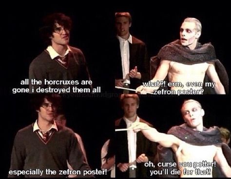 ESPECIALLY THE ZEFRON POSTER! Harry Potter Musical, A Very Potter Musical, Starkid Musicals, Poster Harry Potter, Star Kid, Very Potter Musical, Hufflepuff Pride, Team Starkid, Yer A Wizard Harry