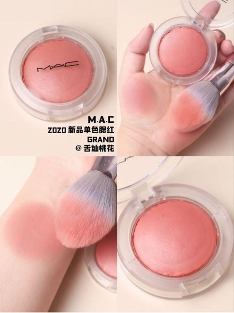 Mac Glow Play Blush, Blush Mac, Beauty Recipes Hair, Blusher Makeup, Minimal Makeup Look, Expensive Makeup, Makeup Nails Designs, Makeup Accesories, Eye Makeup Pictures