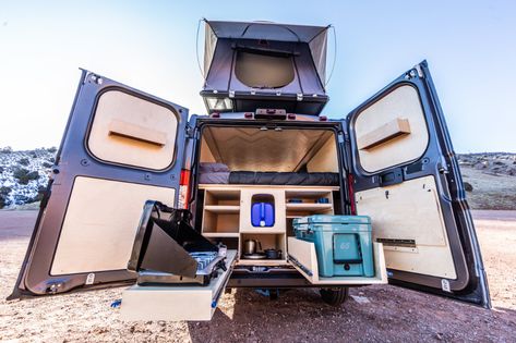 Squad Campervan | Large Capacity Campervan Rental - Native Campervans Rooftop Tent Camping, Cargo Van Conversion, Converted Vans, Van Dwelling, Campervan Rental, Rooftop Tent, Camping 101, Comfortable Camping, Roof Tent