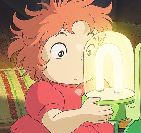 Ponyo, i love the look on her face Studio Ghibli Films, Art Studio Ghibli, Studio Ghibli Characters, Ghibli Artwork, Studio Ghibli Movies, Studio Ghibli Art, Ghibli Movies, Ghibli Art, Howls Moving Castle