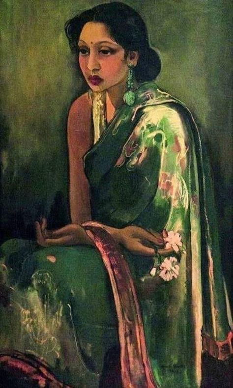 Amrita Sher Gil, Modern Indian Art, South Asian Art, Indian Artist, Indian Paintings, Indian Art Paintings, South Asian, Marie Antoinette, Art Google