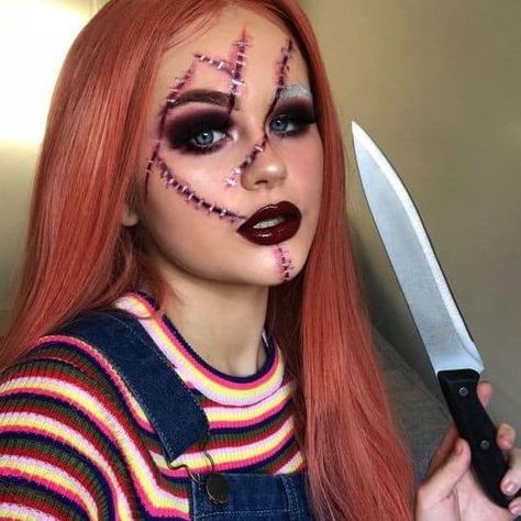 5 Spooky Halloween Costumes for Redheads - How to be a Redhead Maquillage Harry Potter, Red Head Halloween Costumes, Makeup Clown, Halloweenský Makeup, Creepy Halloween Costumes, Spooky Halloween Costumes, Easy Diy Costumes, Halloween Makeup Ideas, Halloween Makeup Pretty