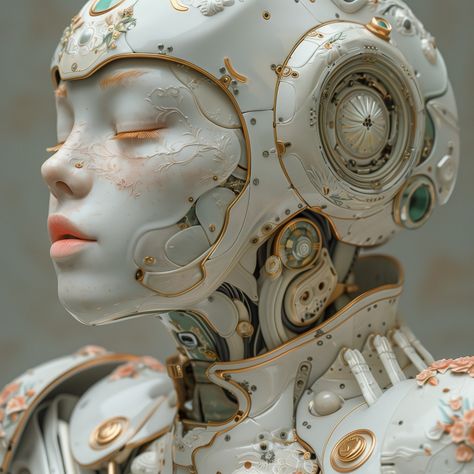 Artificial Elegance: The Porcelain Android #PorcelainAndroid 🤖🏺 #AndroidArt 💠🎨 #SciFiArt 🚀🌌 #FuturisticDesign 🔧✨ #RobotArt #FuturisticAesthetics #RoboticDesign #AndroidLife #TechArt #SciFiFantasy #PorcelainRobot #CyberArt #TechnoAesthetic #RobotDesign #FutureArt #DigitalSculpture #AndroidDesign #TechAndArt #InnovativeArt #TechSculpture #Robotics 🦾⚙️ #Cyberpunk 🌟📡 #DigitalArt 🖥️💎 #CeramicRobot 🏺🔲 #ArtAndTech 🎨🧬 #ModernSculpture 🔧🪄 Porcelain Android, Android Art, Android Design, Cyborgs Art, Digital Sculpture, Tech Art, Robot Design, Robot Art, Futuristic Design