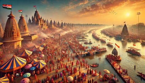 Why Prayagraj Kumbh Mela is Famous? by Epic Yatr Saraswati River, Kailash Mansarovar, Kashmir Tour, Kumbh Mela, Haridwar, New Blog Post, Human Experience, Tour Packages, Blog Post