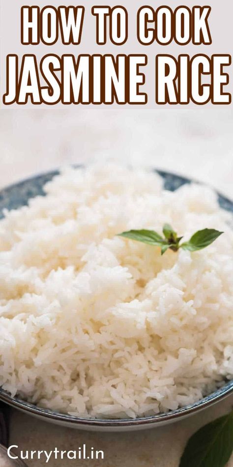 📋How to cook jasmine rice Rice To Water Ratio, Cook Jasmine Rice, Perfect Jasmine Rice, Brown Jasmine Rice, Jasmine Rice Recipes, Pork Sausage Recipes, White Rice Recipes, Rice On The Stove, Cooking Jasmine Rice