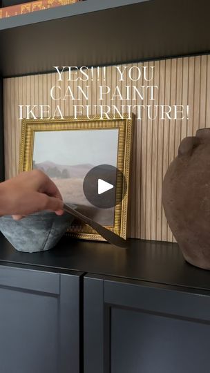 Painting Ikea Cabinets, How To Paint Ikea Furniture, Pantry Ikea, Paint Ikea Furniture, Ikea Furniture Makeover, Diy Home Updates, Painting Ikea Furniture, Ikea Built In, Ikea Crafts