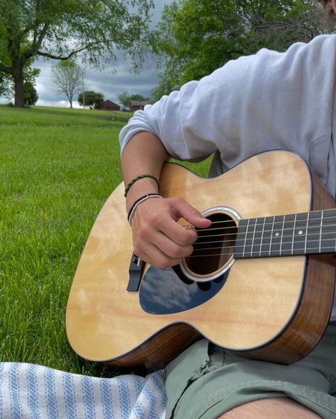 Couples Playing The Guitar, Music Guy Aesthetic, Boy Playing Guitar Aesthetic, Music Boyfriend Aesthetic, Guitar Boyfriend Aesthetic, Boyfriend Playing Guitar, Musician Boyfriend Aesthetic, Guitar Boy Aesthetic, Playing Guitar Outside