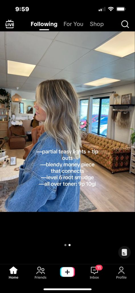 Level 7 Blonde Balayage, Redken Shades Lowlight Formulas, Dark Root Blonde Ends, Blond With Dimension, Brunette Balayage Hair Formulas, Add Dimension To Brown Hair, Sandy Blonde Formula, Blonde Hair Formulas, Blonde Toner Shades