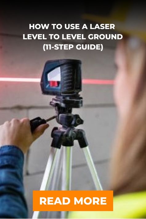 Leveling ground can be tricky, were here to help with some steps for using a laser level to get the job done right. Whether your getting your garden and backyard level or starting a contract job. Lazer Lights, Planetary Science, Laser Levels, Laser Level, Landscaping Tips, Electrical Tools, Hanging Pictures, Get The Job, Step Guide